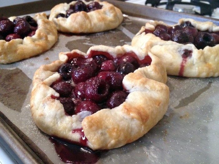 Balsamic Cherry Crostatas