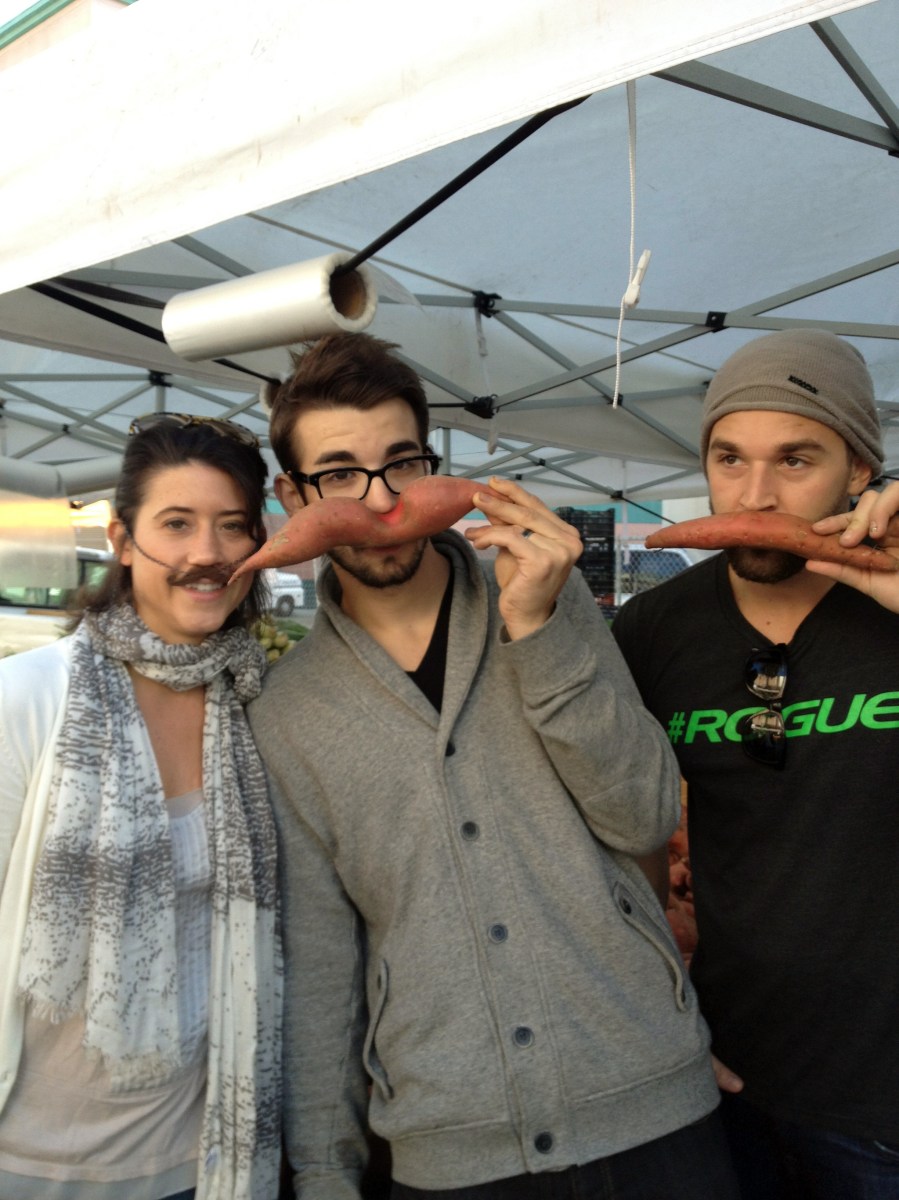 sweet potato mustaches