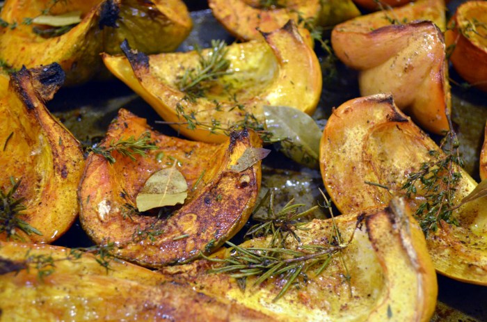 squash with herbs