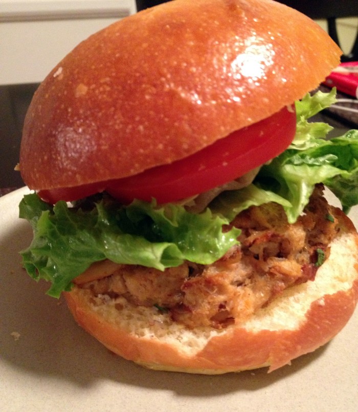 crabcake sandwich