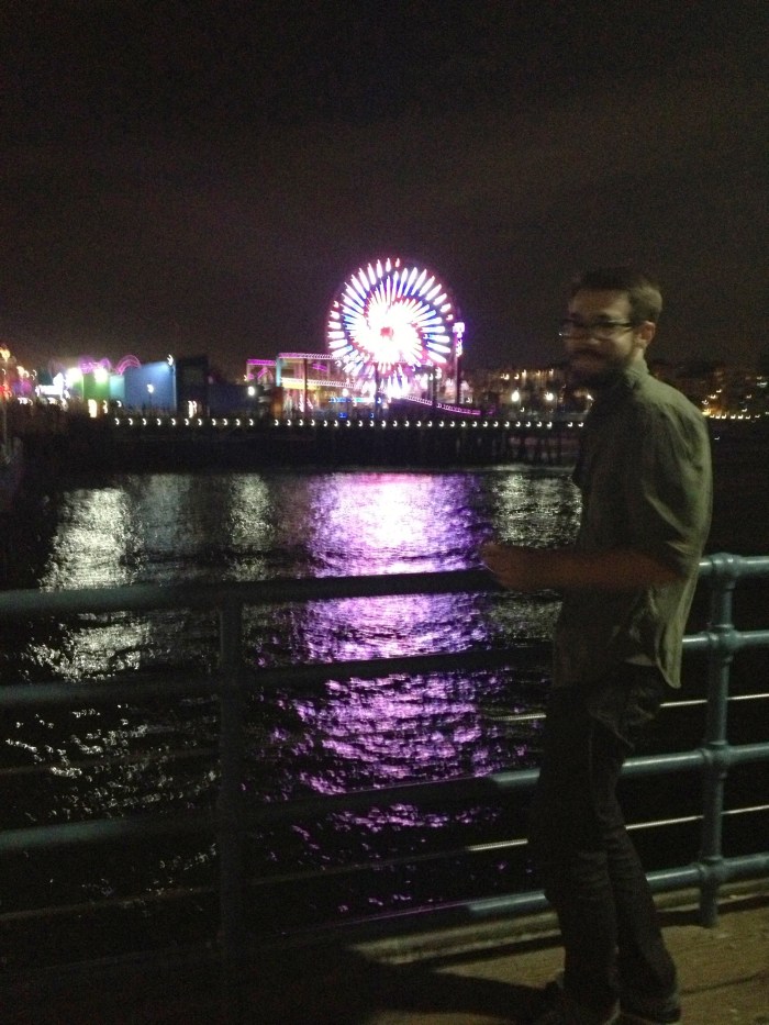 brad at pier