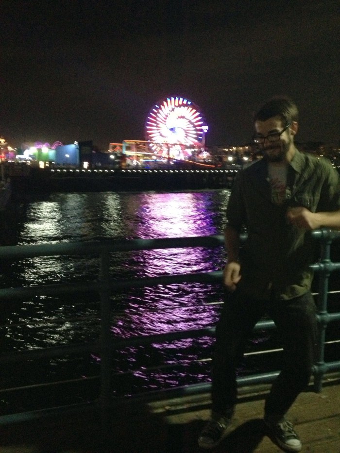 brad at pier