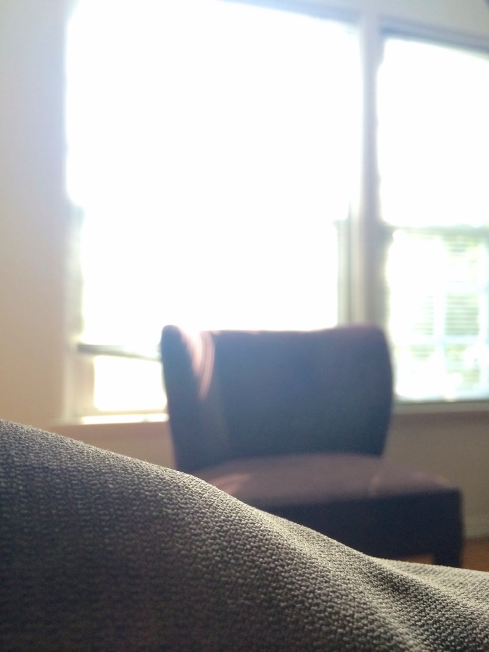 light from the couch