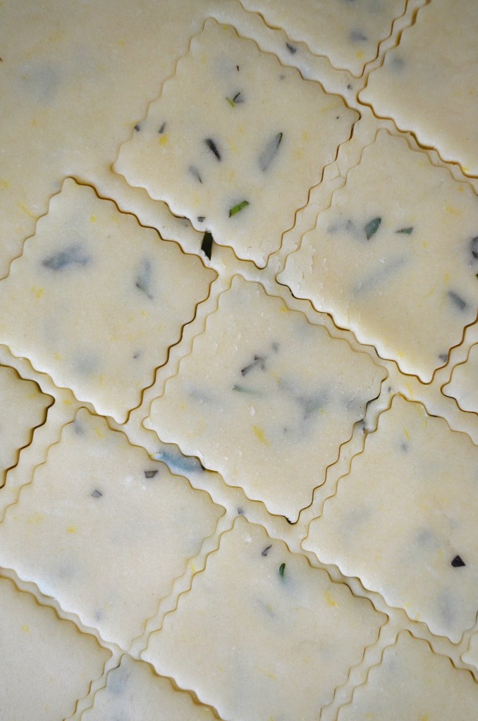 lavendar rosemary shortbread cookies