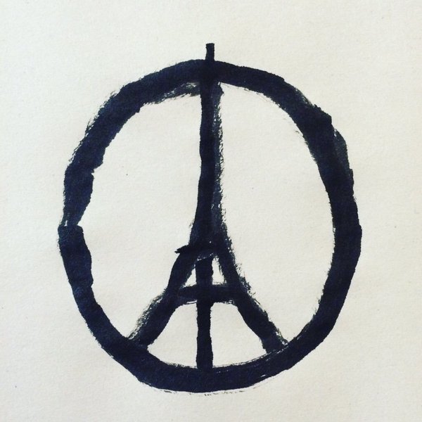 "Peace for Paris" by Jean Jullien paris peace